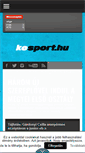 Mobile Screenshot of kesport.hu